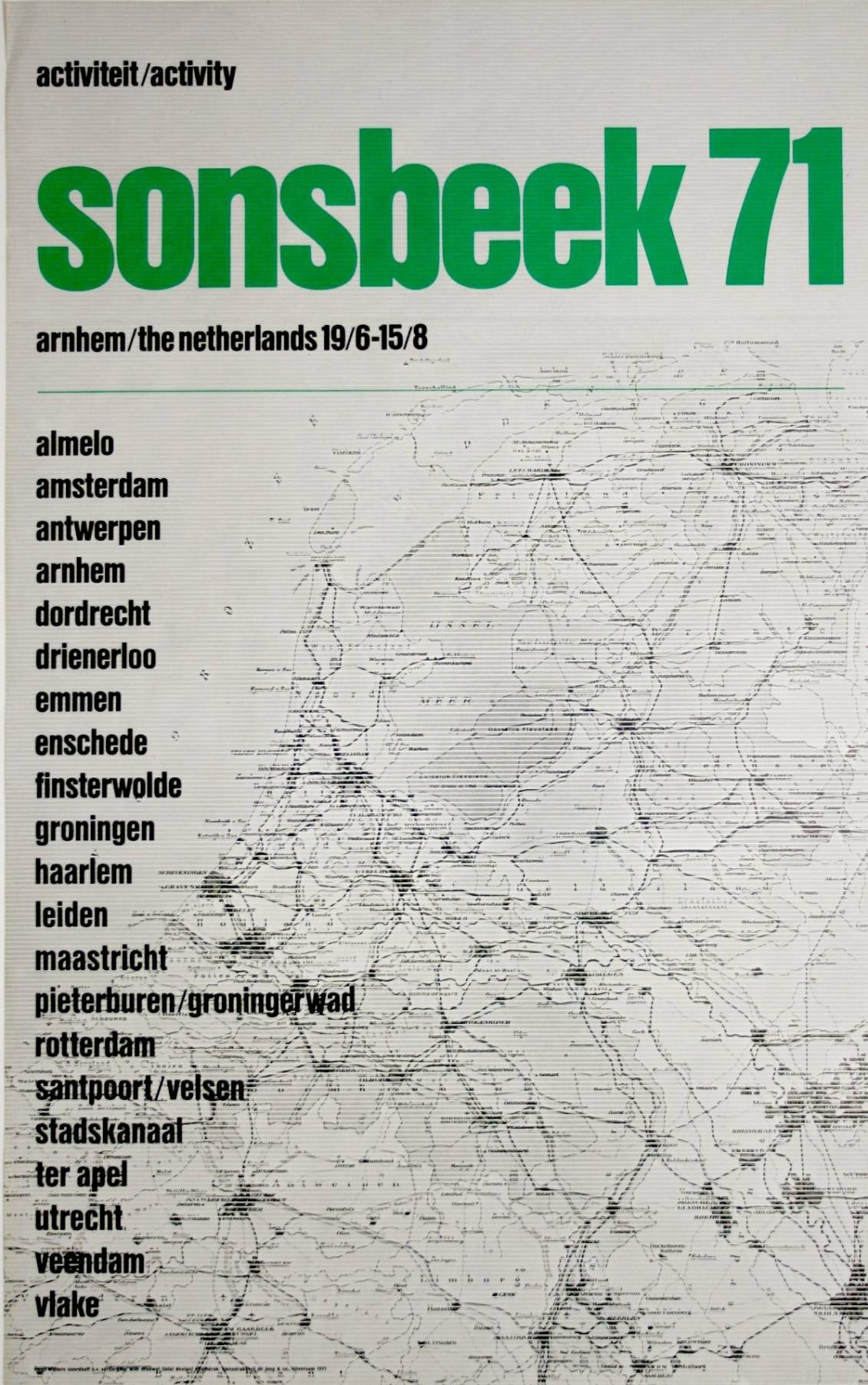 Poster 'Sonsbeek 71'