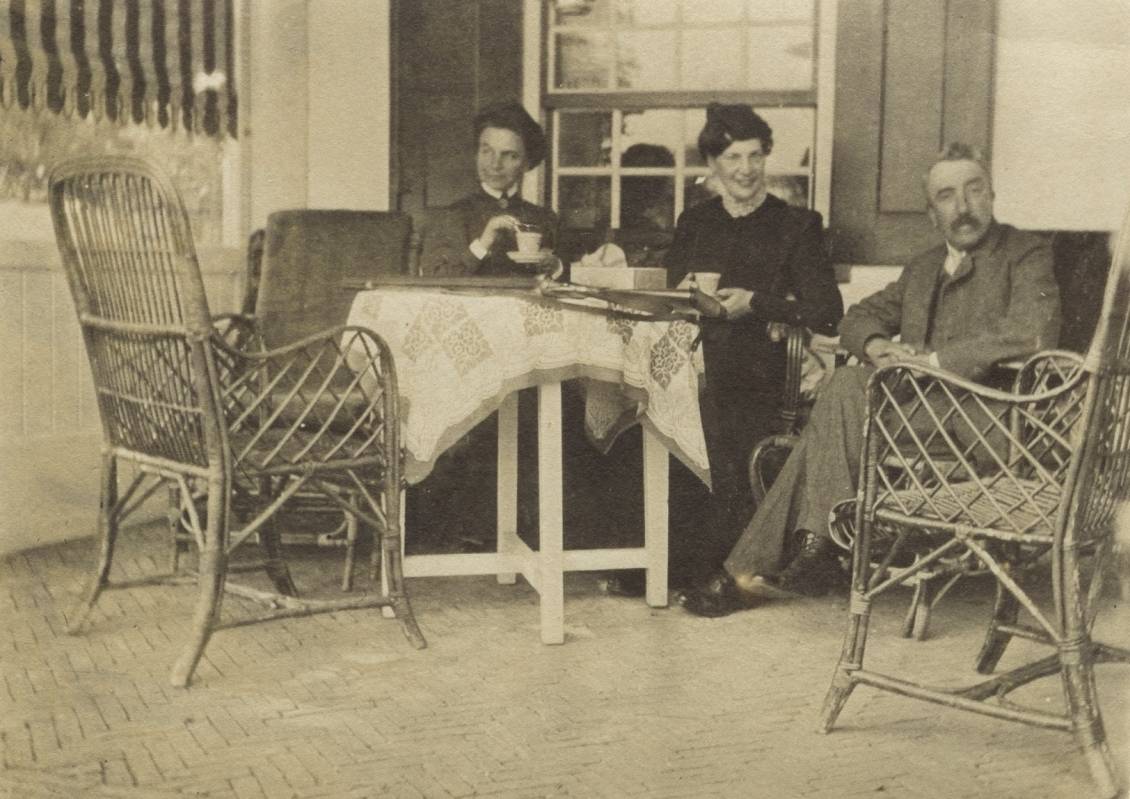 Helene with Floris Verster at 'Het Klaverblad'