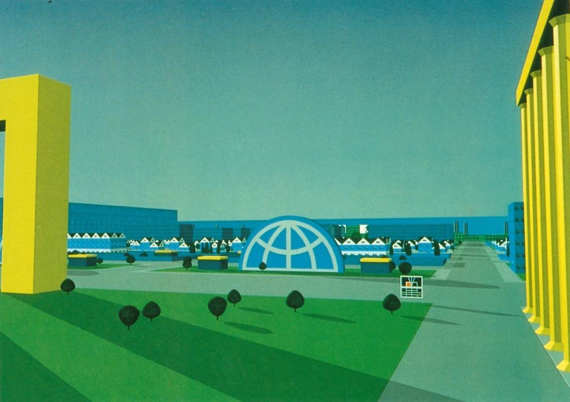 Matt Mullican, Still uit 'The computer project', 1989 - 1990
