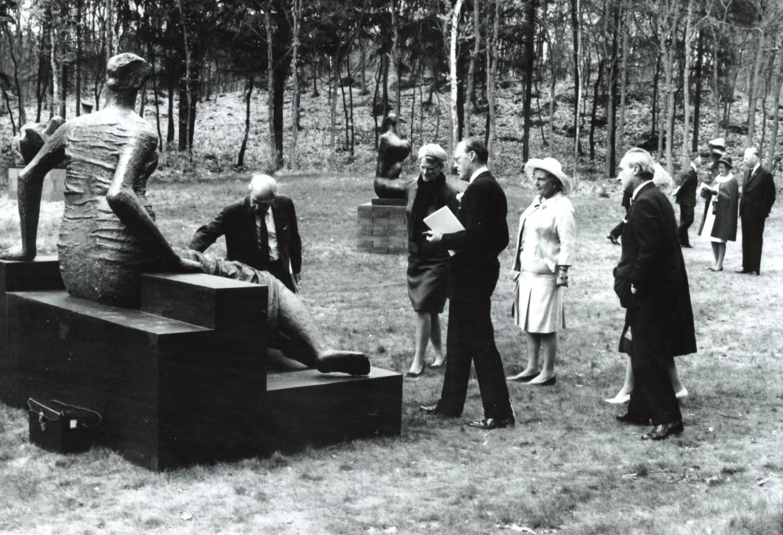 Opening tentoonstelling Henry Moore, 1968
