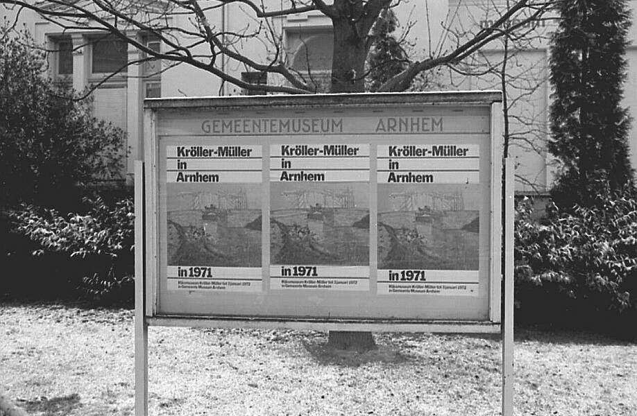 Rijksmuseum Kröller-Müller te gast in Arnhem, 1971