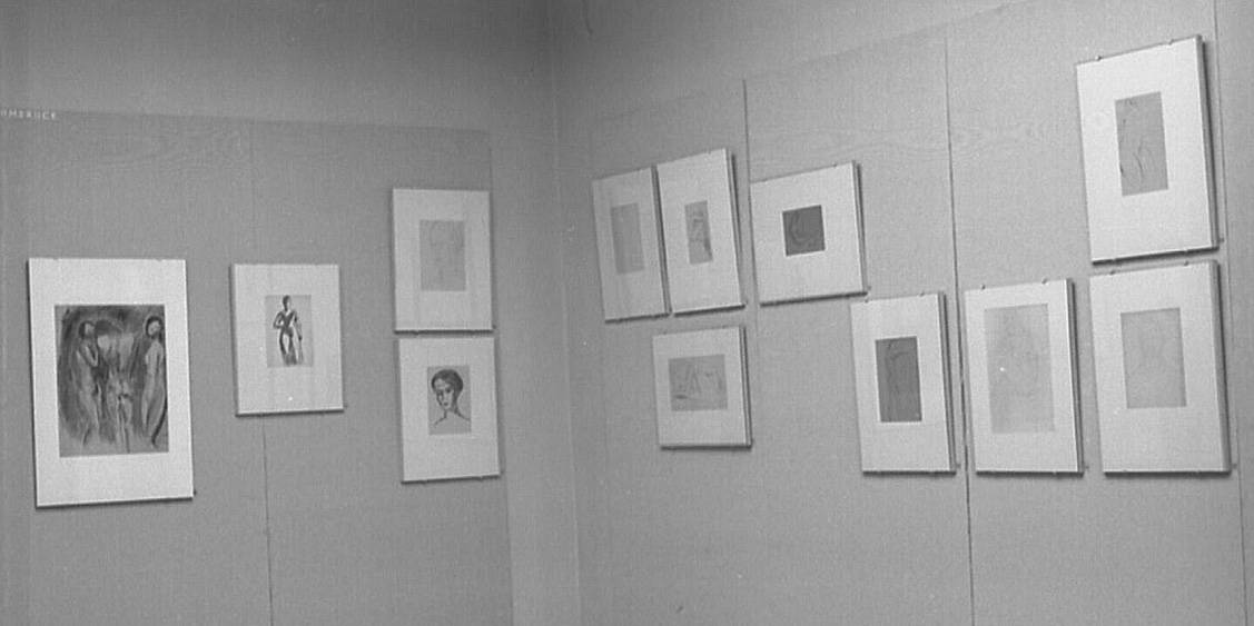 Tentoonstelling Tekeningen van beeldhouwers, 1959