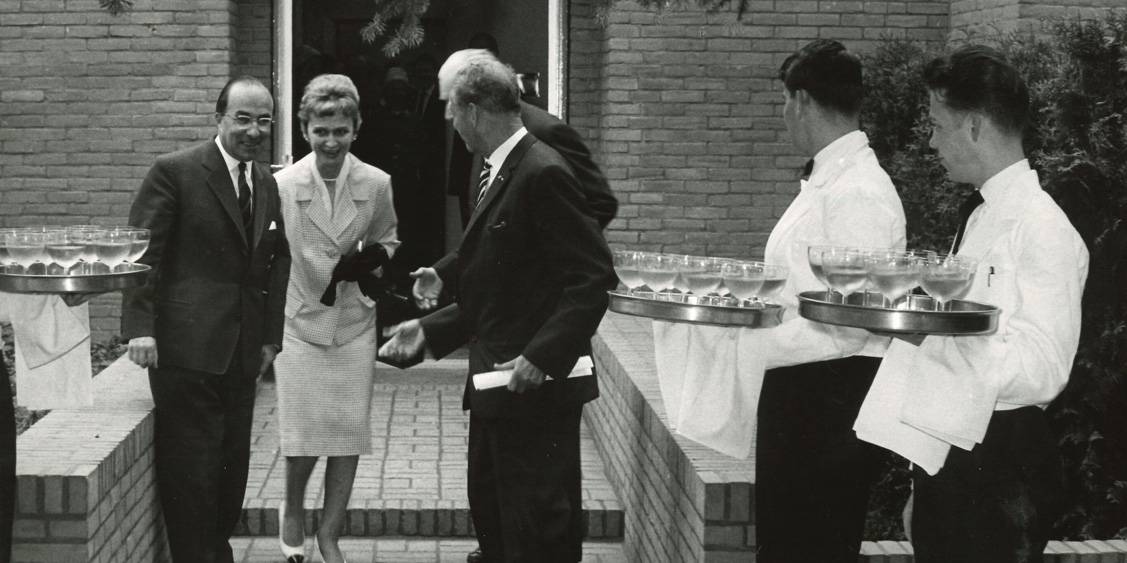 Opening of the sculpture garden, 3 juni 1961