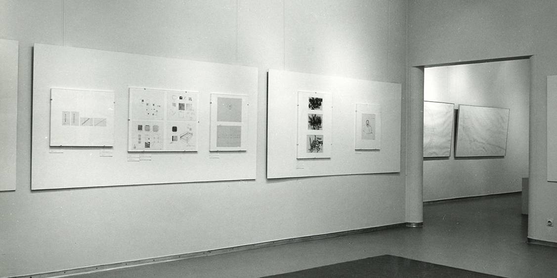 Tentoonstelling Diagrams & Drawings, 1972