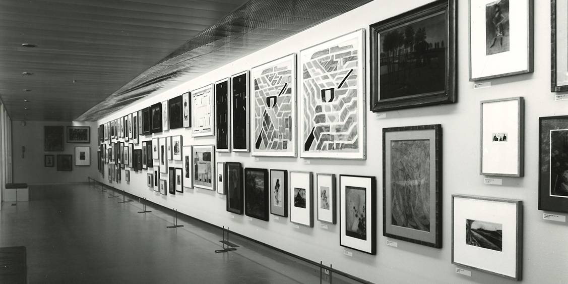 Exhibition 'The whole collection in half the museum', 1987