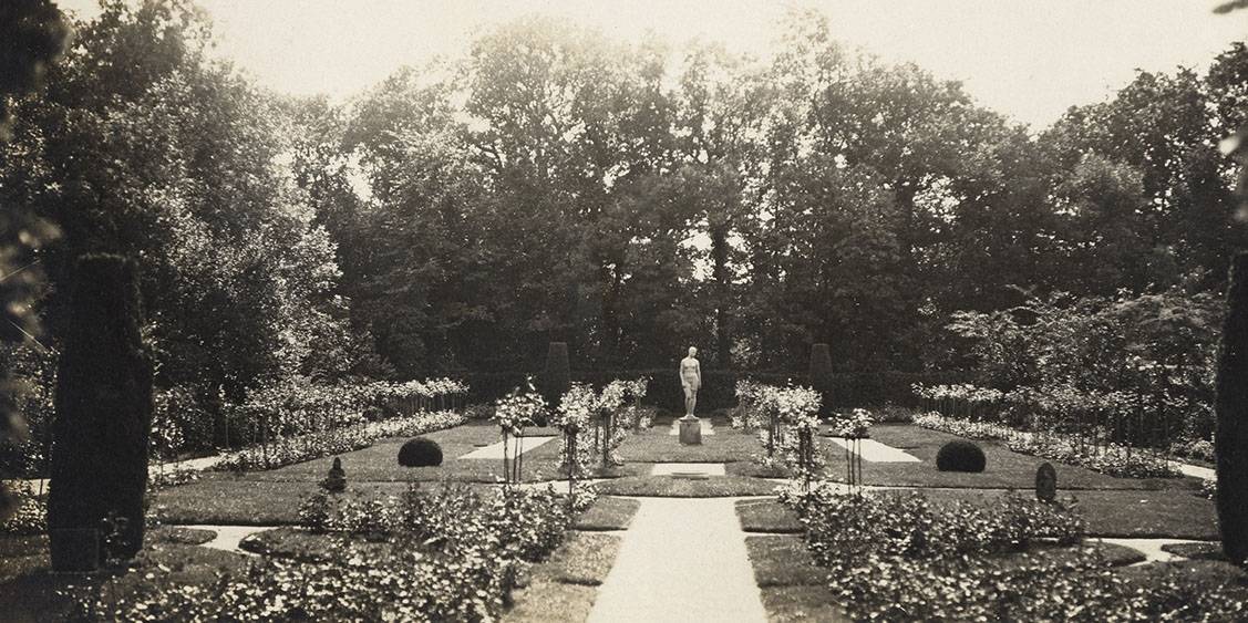 H.P. Berlage, Groot Haesebroek te Wassenaar, tuin, tussen 1924-1930
