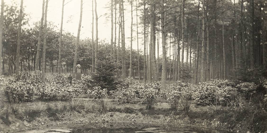 Koperen kop van John Rädecker bij de Kolk, 1924