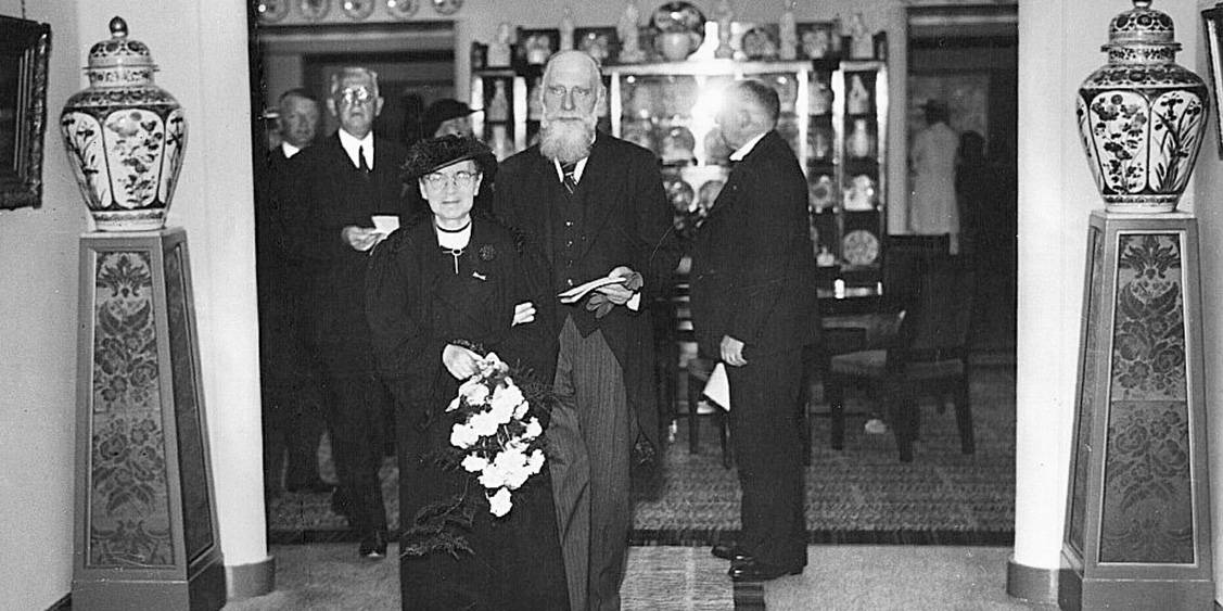 The opening of the Rijksmuseum Kröller-Müller, 13 July 1938