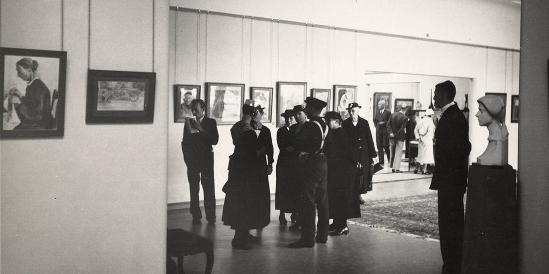 Opening van Rijksmuseum Kröller-Müller, 13 juli 1938