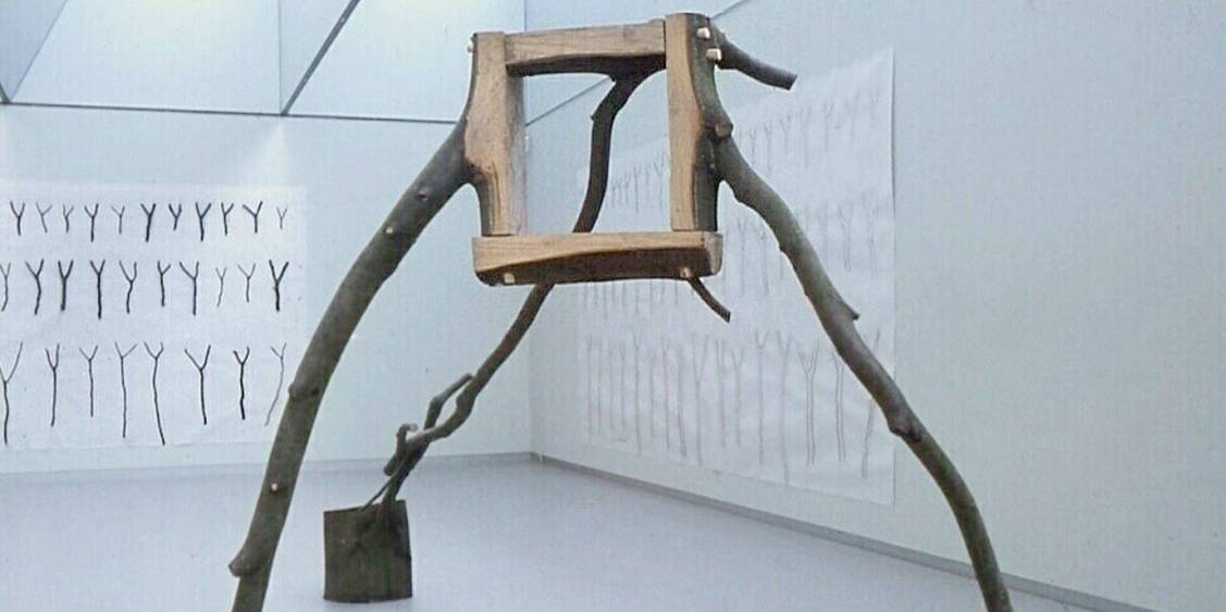 Tentoonstelling David Nash, 1982