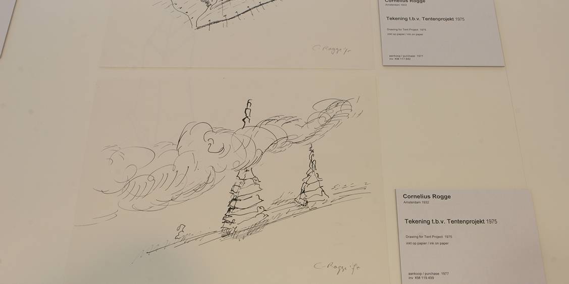 Tentoonstellingsoverzicht 'Tentenproject Cornelius Rogge', 2011