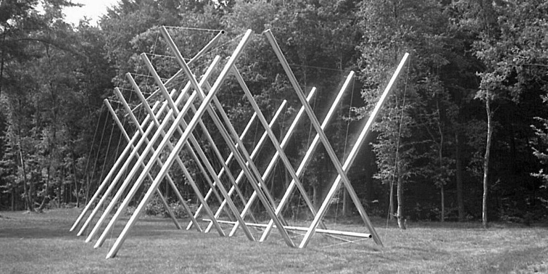 Tentoonstelling Kenneth Snelson, 1969